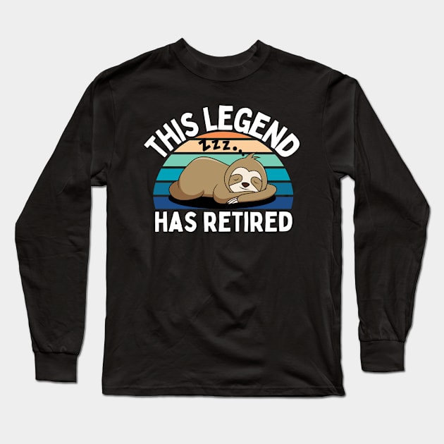 This Legend Has Retired Long Sleeve T-Shirt by Annabelhut